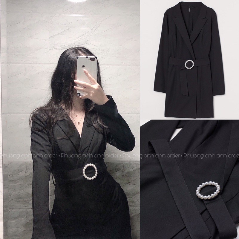 Váy vest đen H & M
