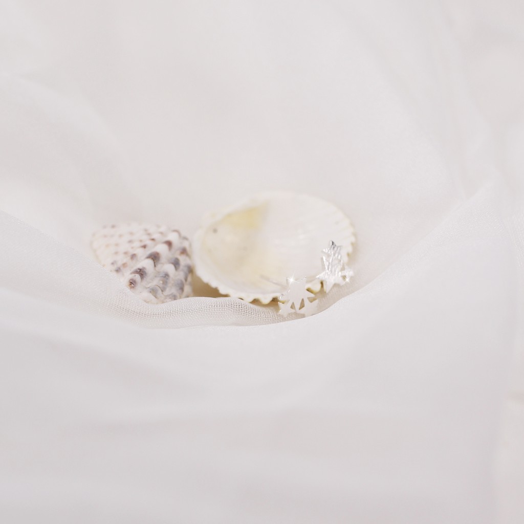 Khuyên tai bac thiết kế hình ngôi sao thời trang cho nữ ANTA Jewelry - ATJ3567A