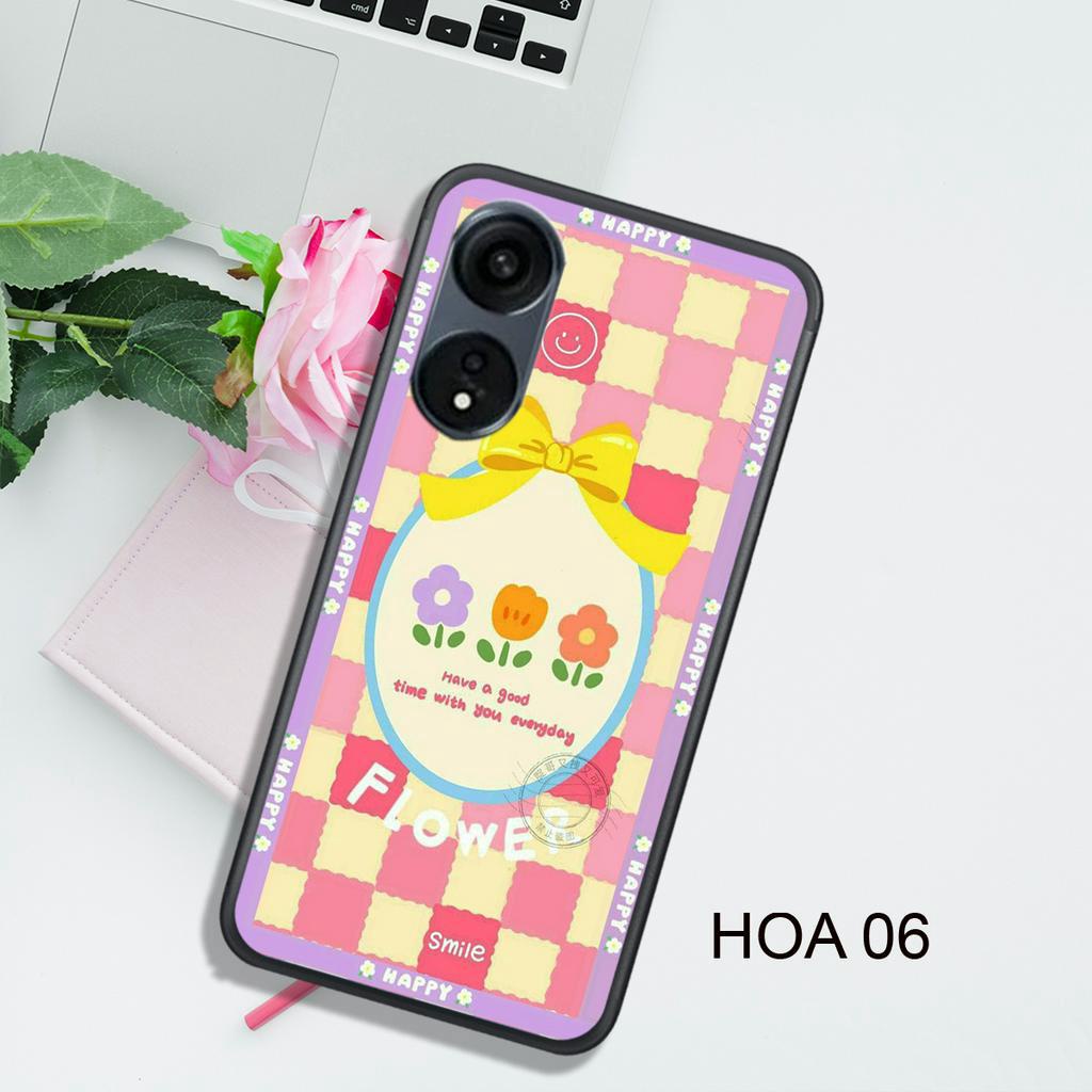 Ốp Lưng  OPPO RENO 8T 4G - RENO 8T 5G - RENO 8 4G - RENO 8 5G - RENO 8Z - RENO 8 PRO , In Hình HOA, Màu Sắc Bắt Mắt.