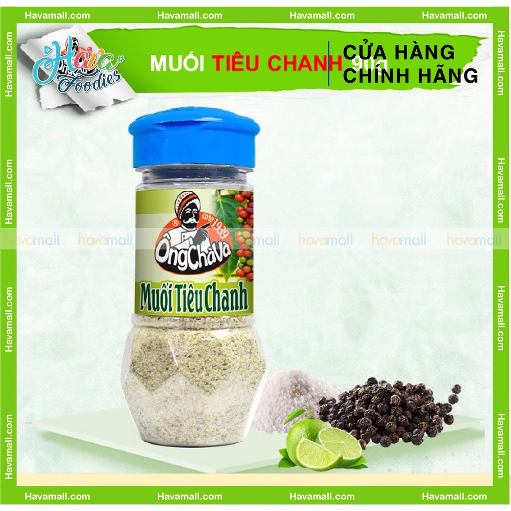 [HÀNG CHÍNH HÃNG] Muối Tiêu Chanh Ông Chà Và 90gr