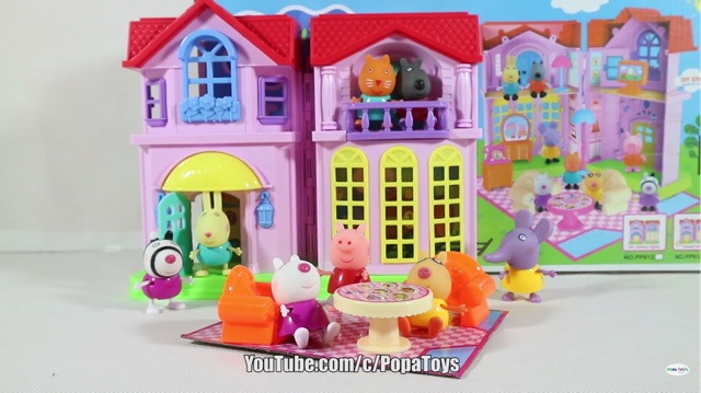 Biệt thự xinh đẹp của peppa pig và các bạn