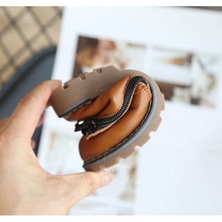 Boot da bé gái trẻ em thiết kế Hàn Quốc đơn giản phối đồ cực xinh