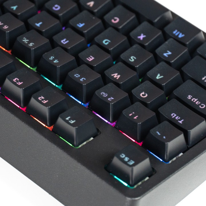 GÍA SỐC - Bàn phím cơ chơi game E-DRA EK387 RGB TKL - LED RGB 2021 - Huano Switch - USB Type-C - EDRAshop