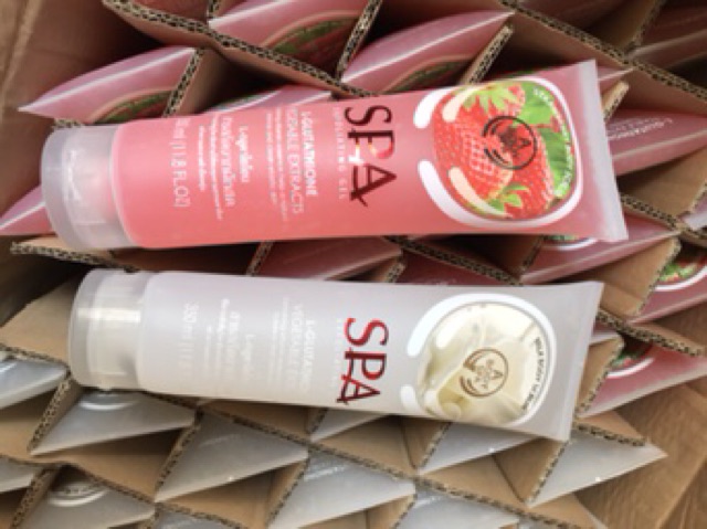 Gel tắm tẩy tế bào da chết body hương hoa quả SPA 350ml | BigBuy360 - bigbuy360.vn