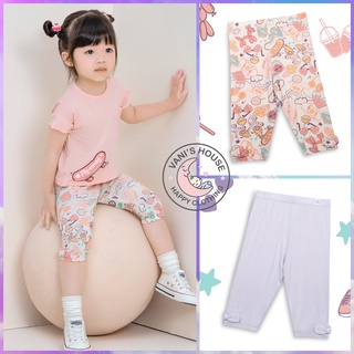 Chaang Quần legging lửng cho bé gái mùa hè năng động BOSS2022D04