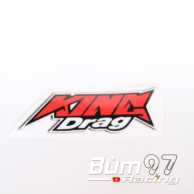 Bộ 4 tem king drag in thường