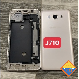 bộ vỏ samsung j710 ( xương lưng ,kính cam, nút bấn)
