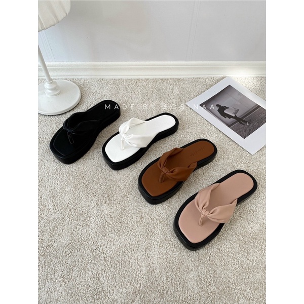 Dép bánh mì kẹp ngón 361, nhiều màu, phong cách cá tính năng động