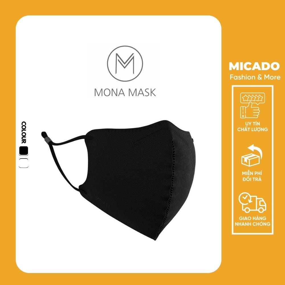 Túi 3 chiếc khẩu trang N99 Mona Mask 6 lớp ngăn 99% bụi siêu mịn kháng khuẩn cao cấp
