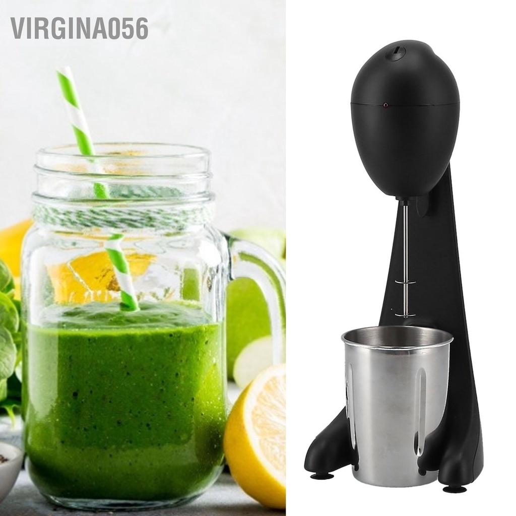 Có thể bán buôn Máy làm lạnh sữa Gia dụng Điện thép không gỉ Đen 2  Bánh răng đơn đánh đầu EU 220V Virgina056 Hàng giao ngay