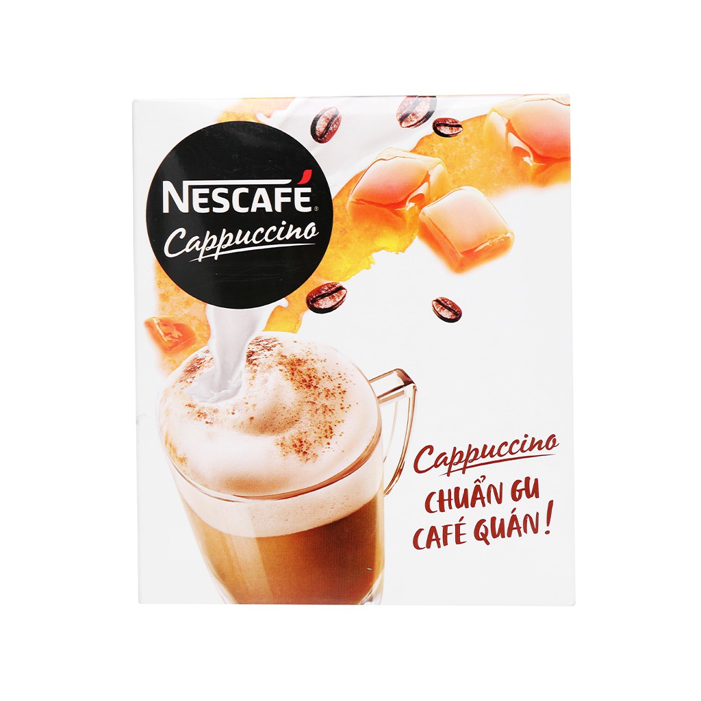 Cà phê Cappuccino NesCafé vị caramel 200g