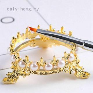 Giá đỡ cọ vẽ móng tay thiết kế hình vương miện