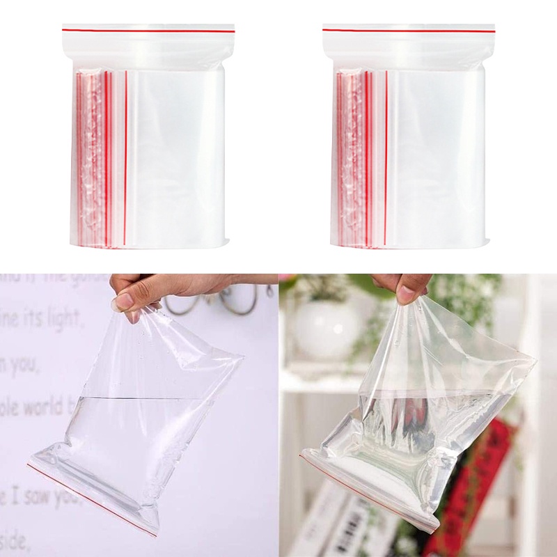 Túi zip-ziper loại dày chỉ đỏ 100gr