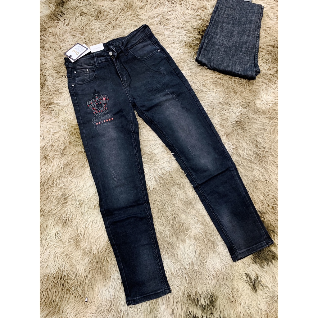 QUẦN JEAN, QUẦN BÒ NAM IN HÌNH VƯƠNG MIỆN + CHIM HẠC