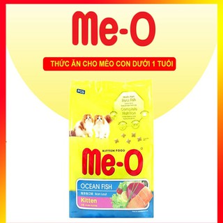 Thức Ăn Hạt Cho Mèo Con Me-O Vị Cá Hồi Gói 400g
