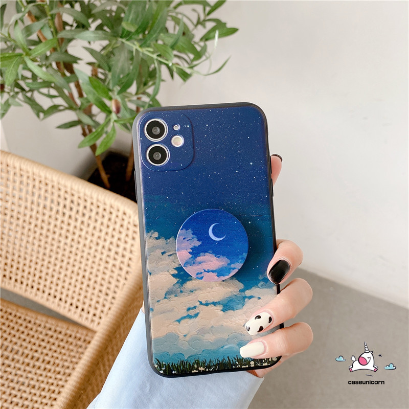 Ốp điện thoại mềm tích hợp giá đỡ cho Xiaomi Redmi 9 Note9 Note9S Note9Pro Note8 Redmi 4a 6a