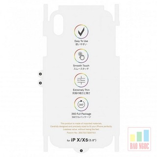 Miếng dán lưng ppf full viền cho iphone 7 / 7 plus / 8 / 8 plus / x / xs / xr / xs max