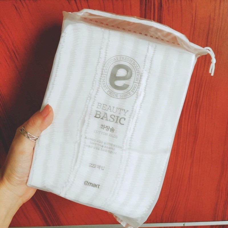 BÔNG TẨY TRANG EMART HÀN QUỐC 222 MIẾNG CHÍNH HÃNG
