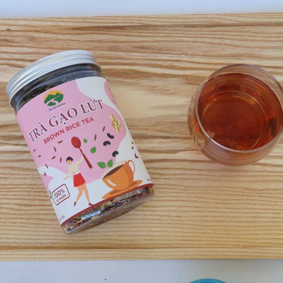 TRÀ GẠO LỨT PÔ KÔ - Hộp 500g - Giúp giảm cân, giữ dáng, làn da mịn màng và thanh lọc cơ thể