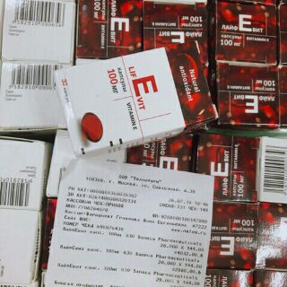 Vitamin E đỏ chuẩn 100% Nga