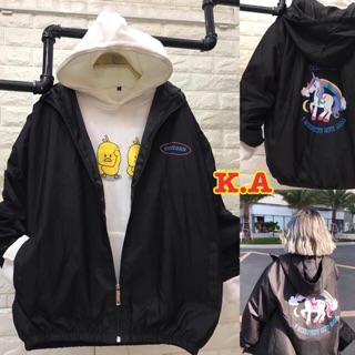 Áo khoác kaki ngựa 1 sừg