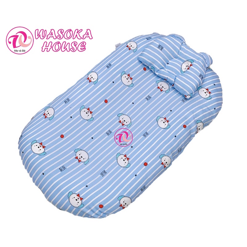 Đệm ngủ cho bé sơ sinh Goodmama, êm mềm, vải mát lạnh với nhiều hình ngộ nghĩnh giúp bé yêu ngon giấc