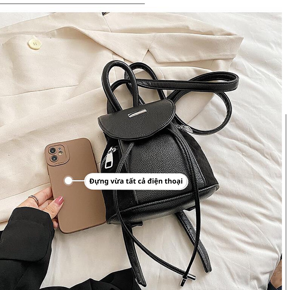 Balo thời trang nữ METUII thiết kế tai thỏ xinh xắn B02