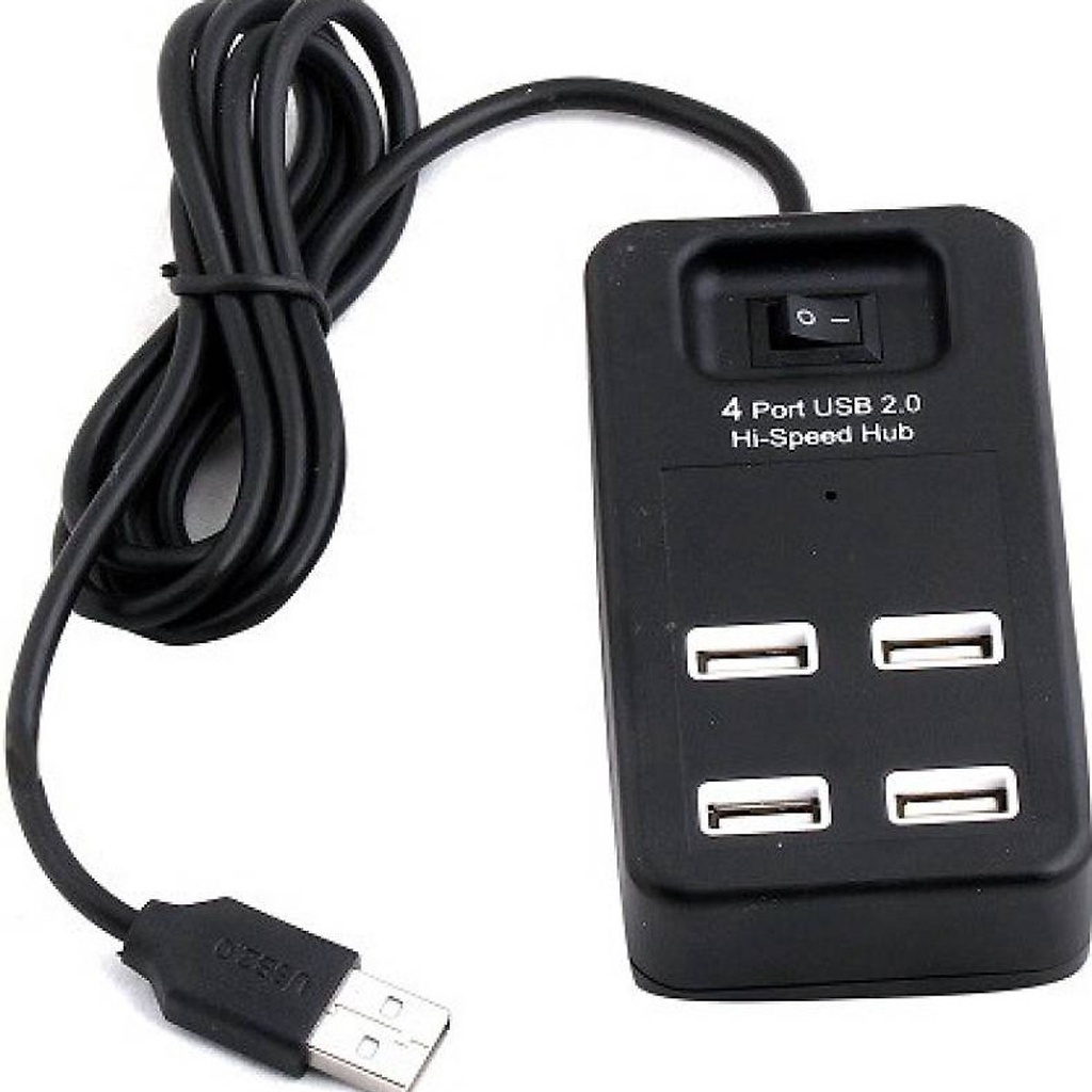 HUB Chia USB 4 Cổng P-1601 - Có Công Tắc - Màu Ngẫu Nhiên - HUB1601