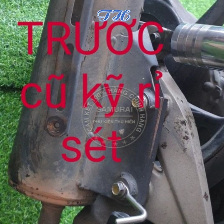 Sơn Xịt Samurai, Sơn pô H2 / H1  xe máy, Sơn chịu nhiệt màu đen nhám / màu bạc