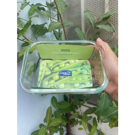 Bộ túi hộp cơm Lock&Lock thủy tinh- Hàng chính hãng, dùng được lò vi sóng