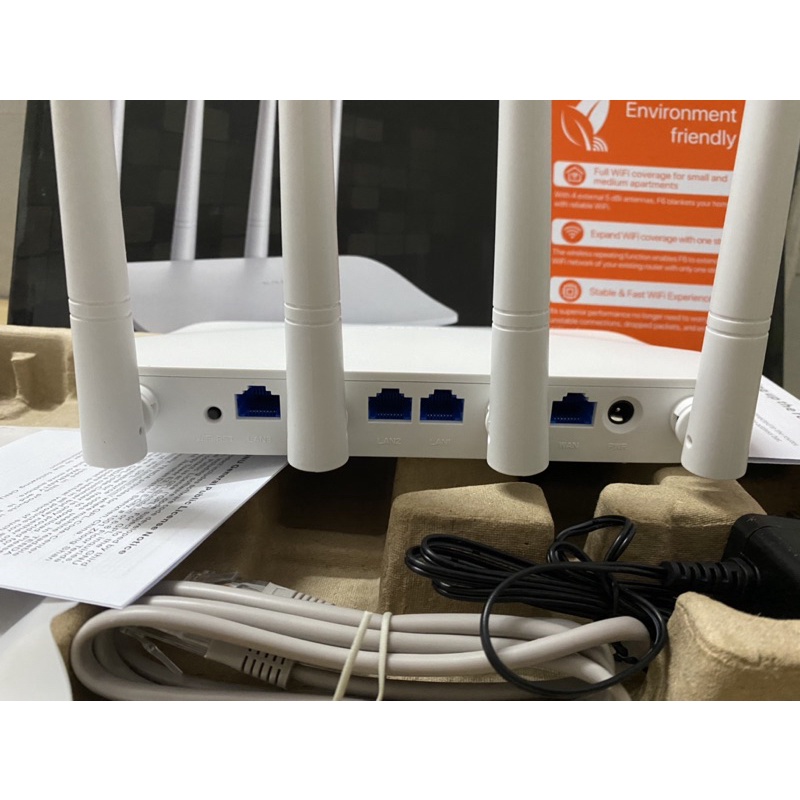 Bộ phát wifi Tenda 4 Râu siêu mạnh, Mới 100% Full box