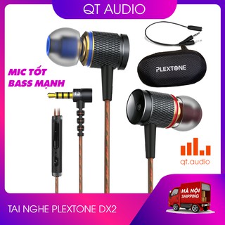 Tai nghe plextone DX2,bass mạnh,có mic,tặng hộp,chơi game PUBG cực tốt