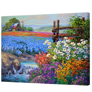Tranh vải canvas không khung trang trí diy 40*50cmXZY5303YX-1