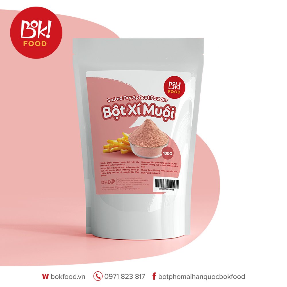 Bột xí muội Bok Food 100g ( ngon tuyệt vời khi lắc cùng khoai tây, khoai lang chiên... )