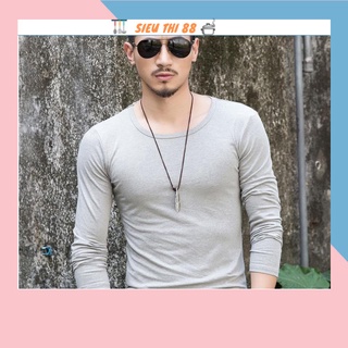 Áo Thun Nam Dài Tay Trơn ôm body nam hot 2020 88010 SIÊU THỊ 88