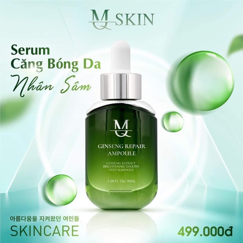 Serum Căng Bóng Tế Bào Gốc Mqskin , phục hồi da, căng bóng mịn màng, sẽ khít lỗ chân lông