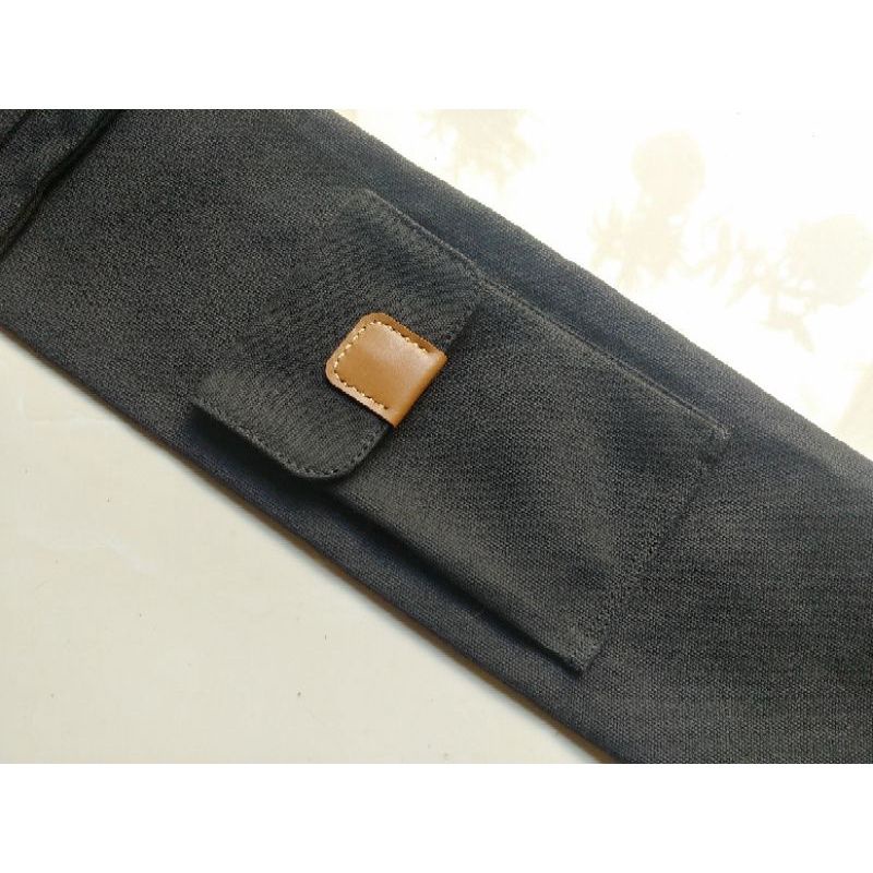 - Ngăn túi nhỏ may thêm vào túi Shinai, Bokken