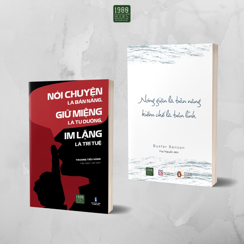 Sách - Combo 2 cuốn: Nói Chuyện Là Bản Năng, Giữ Miệng Là Tu Dưỡng... + Nóng giận là bản năng, kiềm chế là bản