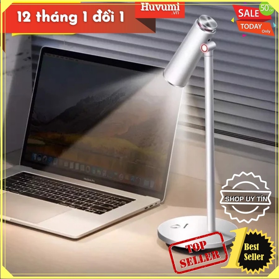 [Sẵn - Sale] Đèn đọc sách để bàn chống mõi mắt, chống cận Baseus i-work Series Charging Office Reading Desk Lamp _LV838