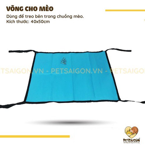 VÕNG TREO CHUỒNG CHO MÈO 40X50CM