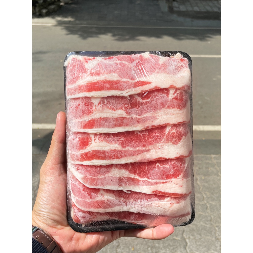 Ba chỉ Bò Úc 500gr | 100% Bò nhập khẩu | Dùng ăn lẩu và nướng | Giao siêu tốc HCM | Mr.T Beef