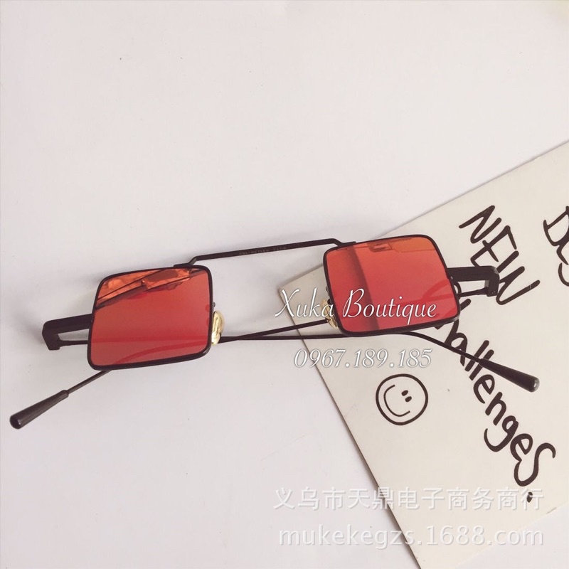 Kính Mát Gọng Vuông Thời Trang Trẻ Em , Kính Mát Mắt Bé Trai Bé Gái Từ 1 Tuổi Đến 8 Tuổi, Chống Tia UV400 Bảo Vệ Mắt