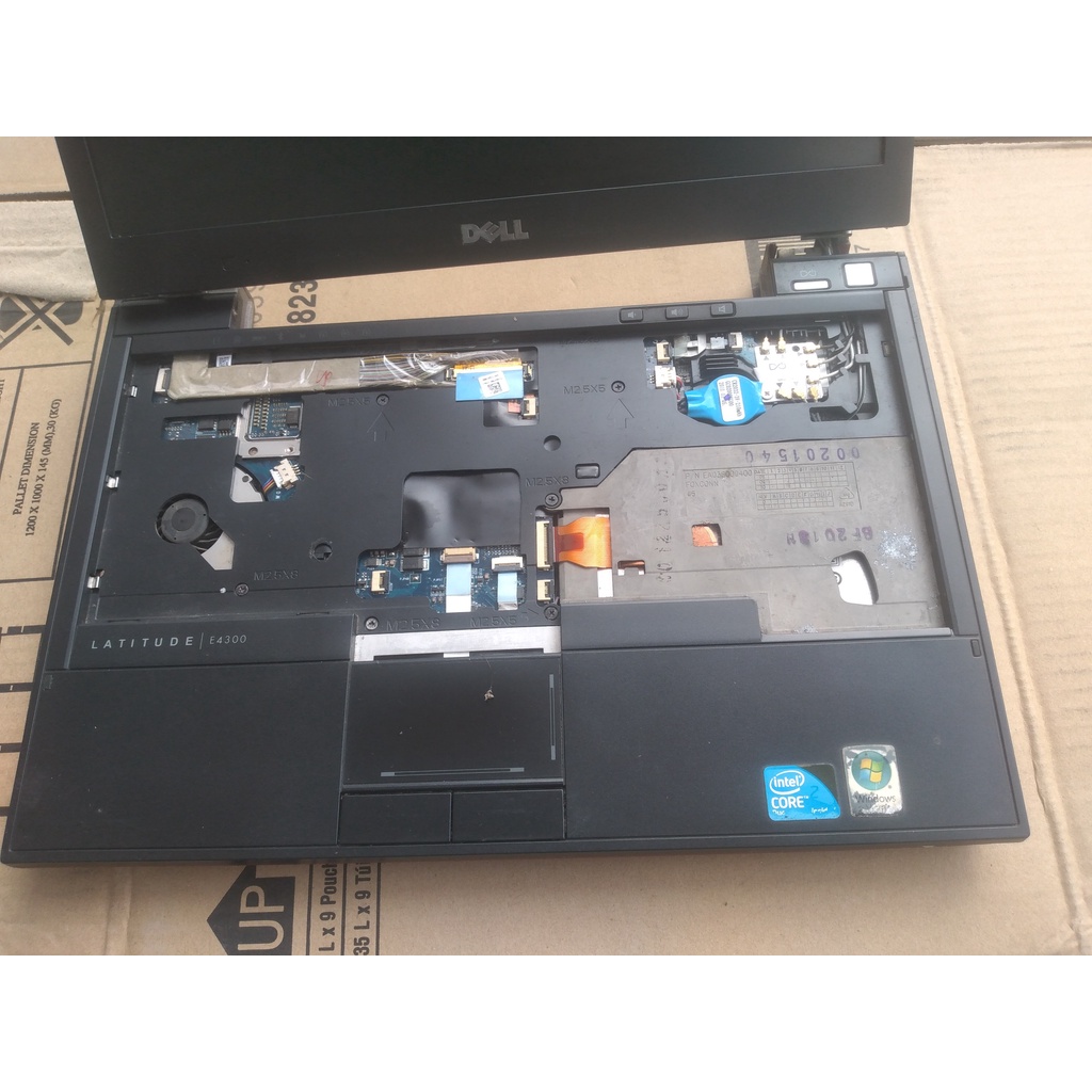 Main laptop dell e4300, quạt tản nhiệt nút nguồn cáp màn hình wecam wifi loa jack nguồn bản lề bo usb nắp cd dell e4300