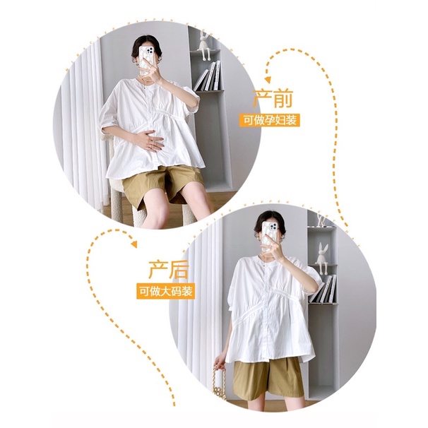 Áo quần -bộ đồ bầu mặc hè đẹp hàng quảng châu