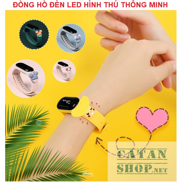 Đồng hồ thông minh cho bé - Đồng hồ trẻ em silicon ZGO DISNEY Điện Tử BB51-DongHoLed