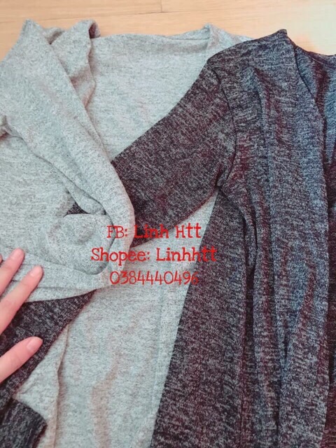 Áo khoác cardigan ( hình thật)