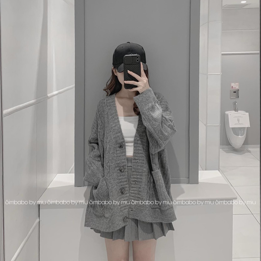 Áo cardigan len thỏ Simbabo