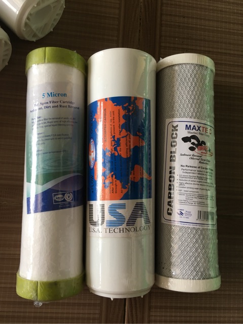Bộ 3 lõi lọc nước số 1,2,3 cho máy lọc nước RO | BigBuy360 - bigbuy360.vn