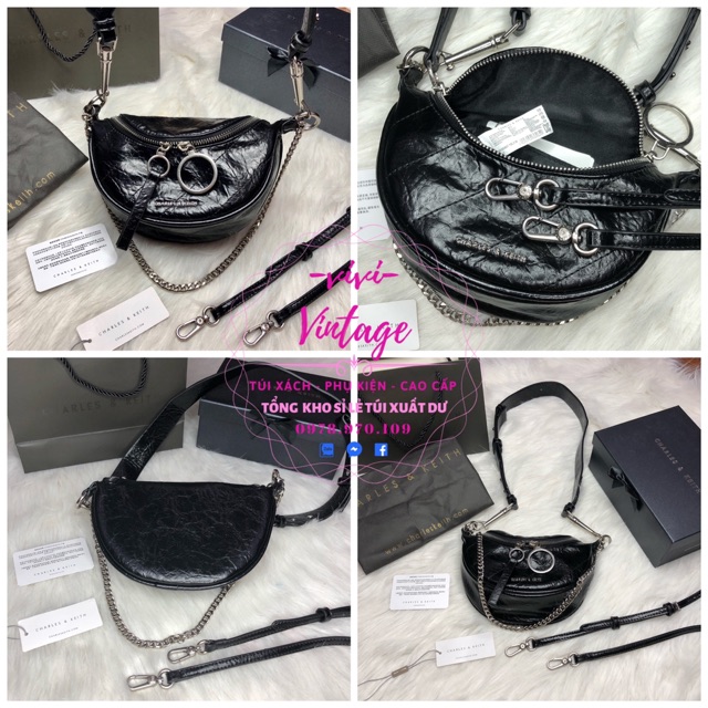 (Full Box + Túi Giấy ) Túi bao tử đeo chéo Cnk 3 dây khoá tròn - đeo được nhiều kiểu siêu hot | BigBuy360 - bigbuy360.vn