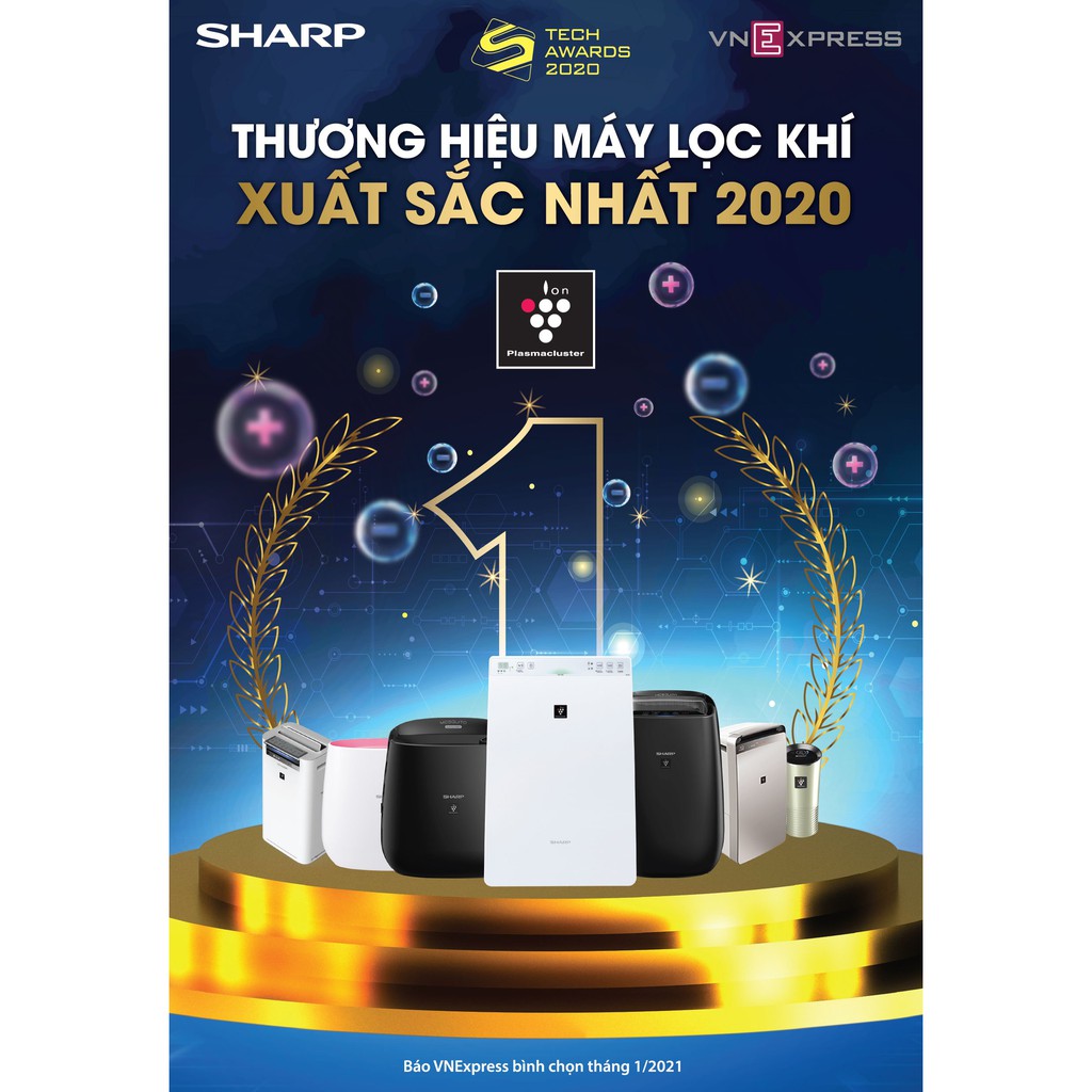 Máy lọc không khí ôtô Sharp IG-GC2E-N/B Hàng Thái Lan